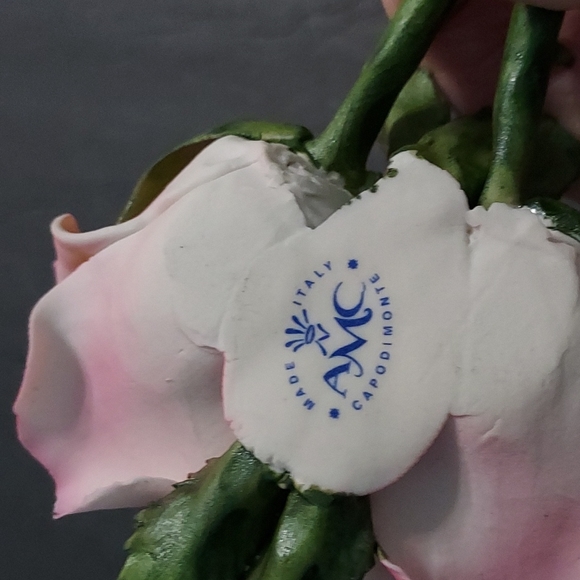 Capodimonte AMC Roses Made in Italy. - Picture 5 of 8